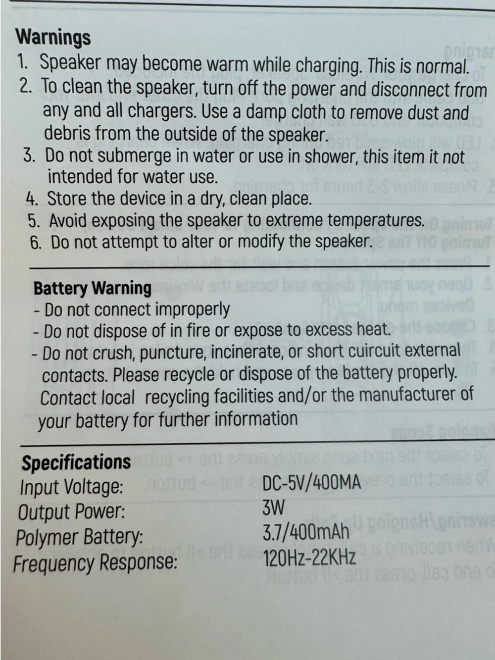 Portable EPEX Central Park Rugged Wireless Bluetooth Speaker Hangs Anywhere - Picture 15 of 16